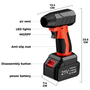Soplador de Aire Manual de Alta Velocidad y Plumero de Emergencia con Batería Recargable para Automóvil y Uso en Exteriores - Product Image 4