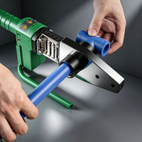 Soudeuse électrique portative de haute qualité pour tuyaux en plastique 20-63mm 1200W avec contrôle numérique de la température, machine à fusion PPR PE PB, 6 moules