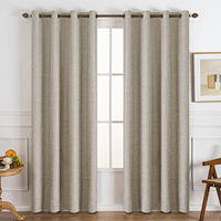 Rideaux occultants modernes 100% polyester pour la maison, le salon, l'hôtel, le café, l'hôpital, la fenêtre