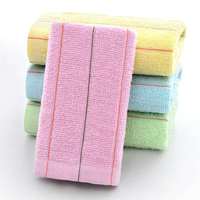 Serviettes en coton tissé rayées de couleur personnalisées en gros, très absorbantes, antimicrobiennes, réutilisables, multi-usages pour la maison