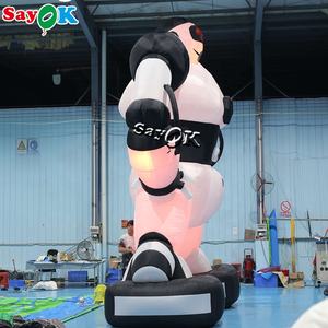 Robot gonflable publicitaire personnalisé Sayok, robot de dessin animé <span class=keywords><strong>géant</strong></span>, modèle gonflable de <span class=keywords><strong>super</strong></span>-héros avec éclairage - Product Image 3