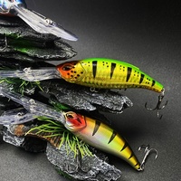 Leurre de pêche flottant 85 mm 17,5 g, type Minnow, pour lancer longue distance, appât artificiel pour eau douce, pour poissons prédateurs