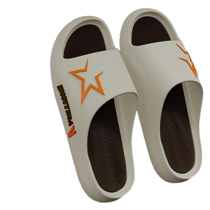 Chaussons plats d'été pour hommes en PVC souple et résistant, confortables, respirants, pour la plage et l'extérieur, anti-odeur, antidérapants, tendance mode - Product Image 2