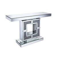 Tables de Console miroir diamant écrasé meubles de salon décoration de la maison Design moderne nouveau Style