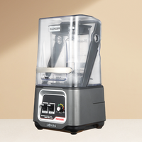 Blender puissant pour smoothies 2023, blender puissant et robuste pour smoothies et milkshakes, blender commercial avec couvercle insonorisé