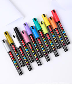 Ensemble de stylos marqueurs <span class=keywords><strong>Posca</strong></span> pour peinture <span class=keywords><strong>acrylique</strong></span>, peinture <span class=keywords><strong>acrylique</strong></span> personnalisée, peinture <span class=keywords><strong>acrylique</strong></span> pour tableau blanc, fournitures artistiques - Product Image 3