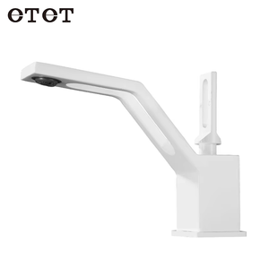 Nouveau modèle de lavabo de salle de bains en cuivre au design moderne, double usage chaud et froid <span class=keywords><strong>avec</strong></span> <span class=keywords><strong>ensemble</strong></span> de robinets anti-éclaboussures - Product Image 1