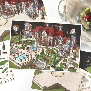 Paquete <span class=keywords><strong>de</strong></span> 4 Pegatinas <span class=keywords><strong>de</strong></span> la <span class=keywords><strong>Serie</strong></span> Mi Pequeña Casa, Volumen 35, Pegatinas <span class=keywords><strong>de</strong></span> Diorama 3D <span class=keywords><strong>de</strong></span> Gran Formato; Kit <span class=keywords><strong>de</strong></span> Pegatinas <span class=keywords><strong>de</strong></span> Diorama Desafiantes - Product Image 3