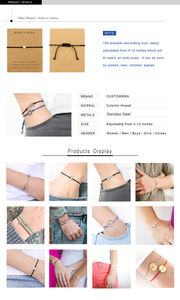 Браслеты из нержавеющей стали, 3 поколения, мама, дочь, мама, дочка, круг, очаровательные пинки, парные кольца - Product Image 6