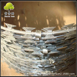 <span class=keywords><strong>ลวดหนาม</strong></span>เหล็กม้วน รุ่น BTO22 และ CBT65 ชุบกัลวาไนซ์เพื่อป้องกันรั่วซึมสำหรับรั้ว - Product Image 6