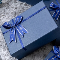 Benutzer definierte Geschenk box mit Band, benutzer definierte Hochzeit Luxus papier Geschenk boxen mit Logo Drucks ervice Verpackung Lieferanten papier