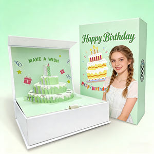 Caja de Regalo <span class=keywords><strong>3D</strong></span> Ecológica e Impermeable para Cumpleaños, San Valentín, Set de Regalo de Cosméticos y Snacks, Bolsa de Regalo Completamente Personalizable - Product Image 4