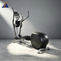 Elliptique manuel à résistance magnétique silencieux pour fitness en intérieur, usage domestique et hôtelier, entraînement cardio à faible impact pour tout le corps