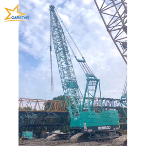 Grue sur chenilles d'occasion de 50 tonnes avec moteur, boîte de vitesses et pompe pour levage de charges de construction à vendre - Product Image 6