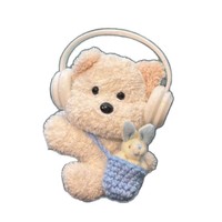 Accessoires de voiture en peluche personnalisés, ours en peluche mignon en coton PP, jouet en peluche pour voiture