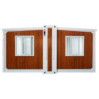 Maison conteneur pliable extensible, maison préfabriquée modulaire en acier, mini-maison en panneaux sandwich, installation facile, vie mobile moderne