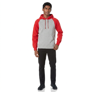 Sudadera con Capucha para Hombre, 100% Algodón, de Alta Calidad, Color Sólido, Bordada, de Forro Polar, para Invierno - Product Image 1