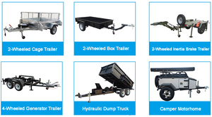 Remolque de Plataforma con Dirección en las 4 Ruedas, Eje Delantero y Trasero, para Transporte Móvil de Compresores de Aire, Grupos Electrógenos y Diversos Equipos - Product Image 1