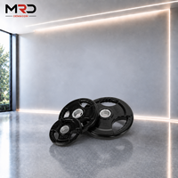 Discos de Pesas Personalizables de 3 Orificios para Uso en Casa y Gimnasio (compatibles con Mancuernas y Barras)