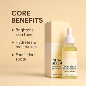 Sérum à la <span class=keywords><strong>propolis</strong></span> et à la niacinamide avec <span class=keywords><strong>aloe</strong></span> <span class=keywords><strong>vera</strong></span>, bêta-glucane, allantoïne - éclaircissant, antioxydant, réparateur, régulateur de sébum pour peaux sensibles 30ml - Product Image 1