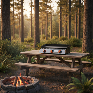 Offre Spéciale <span class=keywords><strong>Plancha</strong></span> de gril à <span class=keywords><strong>gaz</strong></span> extérieur en acier inoxydable à trois brûleurs pour <span class=keywords><strong>la</strong></span> cuisson au barbecue en plein air - Product Image 5