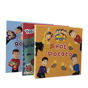 Impression de livre cartonné personnalisé avec des chants de berceuse |   Papier imprimé offset avec reliure cousue <span class=keywords><strong>pour</strong></span> histoires de lecture Montessori, usine OEM - Product Image 2