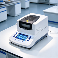 Analyseurs d'humidité rapides de laboratoire, appareil de mesure d'humidité à chauffage halogène, machine de test numérique de teneur en humidité haute précision