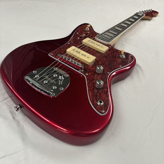 Custom RED Jazz Master Stringed Instrument Solid Body Roasted Maple Neck Rosewood Fretboard Electric Guitar