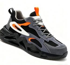 <span class=keywords><strong>Scarpe</strong></span> di sicurezza da lavoro <span class=keywords><strong>estive</strong></span> in acciaio composito leggero per uomo donna con Design stringato antiscivolo con ampia vestibilità - Product Image 2