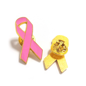Insignias de Concientización sobre el Cáncer de Mama con Listón Rosa, Insignias de Concientización sobre el SIDA con Listón Rosa, Pines de Esmalte, Venta al por Mayor en China - Product Image 1