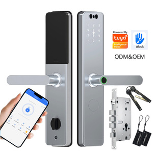 Tuya kỹ thuật số sinh trắc học thông minh khóa 3D Nhận dạng khuôn mặt vân tay mật khẩu kiểm soát truy cập cho cửa gỗ ttlock ứng dụng tích hợp - Product Image 5
