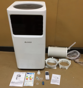 Promotion <span class=keywords><strong>Climatiseur</strong></span> <span class=keywords><strong>mobile</strong></span> portable 9000 Btu 1 CV avec ventilateur de refroidissement et déshumidification, avec roulettes et <span class=keywords><strong>kit</strong></span> de fixation <span class=keywords><strong>pour</strong></span> fenêtre, <span class=keywords><strong>pour</strong></span> tente et camping-car - Product Image 4