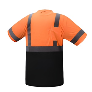 Camiseta de Seguridad Reflectante para Mantenimiento Vial Industrial, Fluorescente, de Secado Rápido y Absorción de Humedad, EN ISO 20471 - Product Image 1