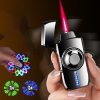 Coupe-vent Fidget Spinner Torch Briquet avec lumière clignotante Prix d'usine