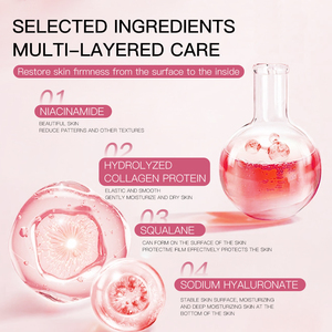 हाइड्रेटिंग, मॉइस्चराइजिंग, मॉइस्चराइजिंग, त्वचा टोन अनियमितताओं को मजबूत करने, नियासिनामाइड और कोलेजन इंजेक्शन के लिए - Product Image 6