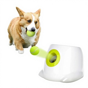 Lanzador Automático de Pelotas Recargable para Perros, Dispensador de Pelotas de Tenis, Juguete para Mascotas <span class=keywords><strong>Border</strong></span> Collies, Ayuda a los Perros a Gastar Energía al Caminar, PP - Product Image 1