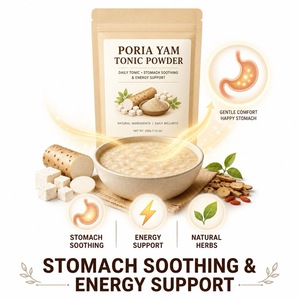 Tónico de Poria y Ñame <span class=keywords><strong>Chino</strong></span>, Bebida Herbal con Semillas de Coix, Comida Natural para el Equilibrio Digestivo, Mezcla para el <span class=keywords><strong>Desayuno</strong></span> 500g Yuzetang - Product Image 4