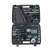 Vente en gros de 121 pièces d'outils ménagers, ensemble d'outils de réparation automobile en acier au carbone, ensemble d'outils à main