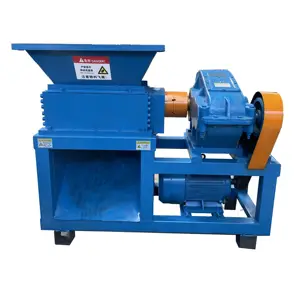 High capacity Two Shaft Shredder/Tire Recycling industrial shredder Machine for E Wastes Electronic
