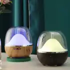 Diffuseur d'arômes intelligent électrique à pulvérisation intermittente continue, bureau, portable, humidificateur d'air 600 ml avec télécommande