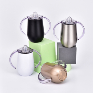 Bicchiere Termico per Bambini con Beccuccio, Doppia Parete in Acciaio Inox, Senza BPA, con Coperchio a Becco d'Anatra e Manici - Product Image 3