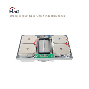 Table de cuisson à induction encastrable à quatre brûleurs à aspiration descendante - Product Image 2