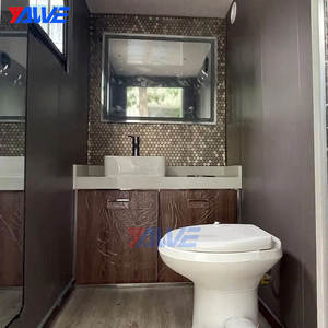 Remolque Portátil Prefabricado para <span class=keywords><strong>Alquiler</strong></span>, Baño Exterior Móvil, Remolque Portátil con Ducha y Baño en Venta - Product Image 6