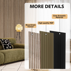 Matériau insonorisant moderne en MDF, technologie de réduction du bruit à 90 % pour hôtels et appartements, favorise des environnements paisibles - Product Image 1
