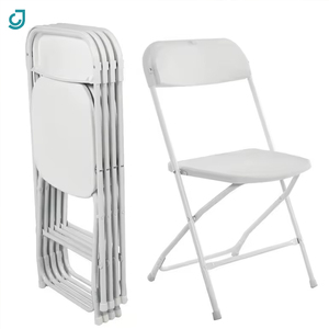 Outdoor <strong>Chair</strong> Stackable Rental Party Foldable <strong>Chairs</strong> <strong>White</strong> Plastic Wedding Wimbledon Resin <strong>Folding</strong> <strong>Chair</strong> for Event - Product Image 4