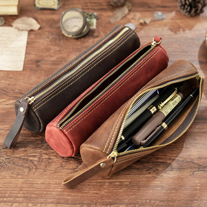 <span class=keywords><strong>Astuccio</strong></span> in vera pelle con impunture fatte a mano Bujo Journaling matite Bag personale Tree of Life - Product Image 1