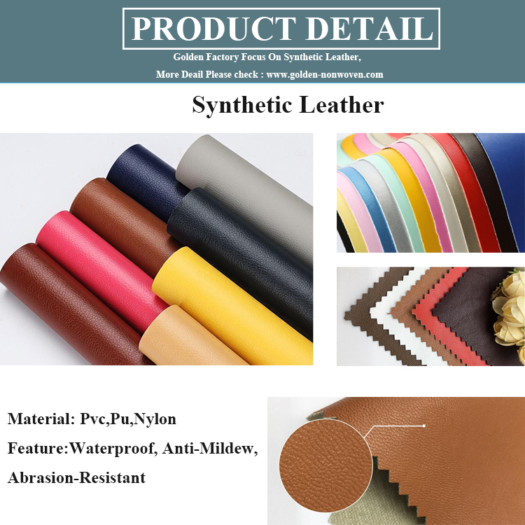 Trend Printed Sheets Nonwoven Fabric Colorful Leather 3mm Thick Shoes Pvc Synthetic Leather For Men Shoes