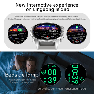 GT5 Pro smartwatch cho nam giới AMOLED HD màn hình la bàn ngoài trời Vòng đeo tay bằng thép qibla hướng GPS BT cuộc gọi NFC cho thể thao tập thể dục - Product Image 4