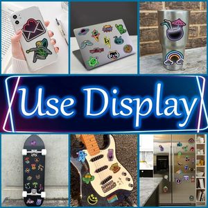 สติ๊กเกอร์สัญลักษณ์นีออนสุดเจ๋งสำหรับเด็กวัยรุ่นสติ๊กเกอร์ขวดน้ำกันน้ำแพ็คสำหรับแล็ปท็อปกีตาร์สเก็ตบอร์ดจักรยานรูปลอกรถ - Product Image 4