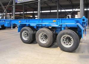 Semirremolque Esqueleto de Carga Pesada en Oferta en África con Pintura Anticorrosión <span class=keywords><strong>para</strong></span> Remolque de Contenedores de Larga Distancia - Product Image 2